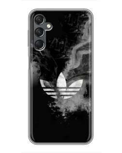 Чехол для Samsung Galaxy A25 (A256) с картинкой «Абстрактный дым Adidas»