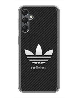 Чехол для Samsung Galaxy A25 (A256) с картинкой «Adidas Карбоновая текстура»