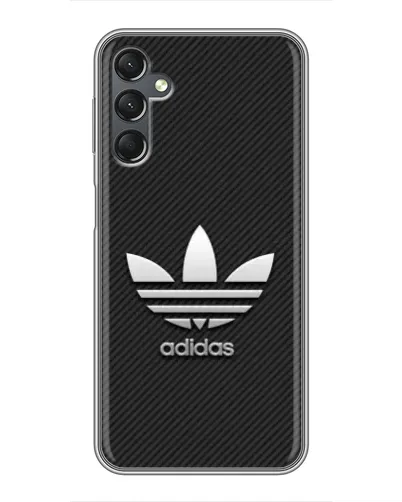 Чехол для Samsung Galaxy A25 (A256) с картинкой «Adidas Карбоновая текстура»
