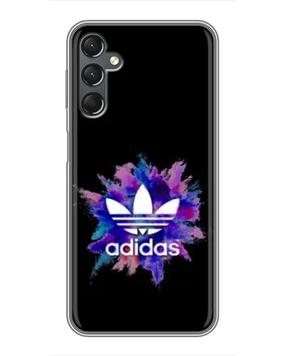 Чехол для Samsung Galaxy A25 (A256) с картинкой «Взрыв красок Adidas»