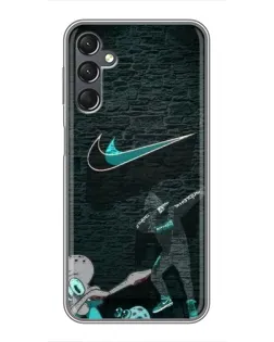 Чехол для Samsung Galaxy A25 (A256) с картинкой «Спортивный арт Nike»