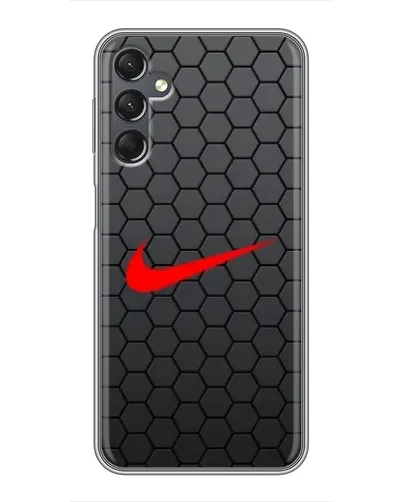Чехол для Samsung Galaxy A25 (A256) с картинкой «Nike — карбоновая сетка» Чехол для Samsung Galaxy A25 (A256) с картинкой «Nike — карбоновая сетка»