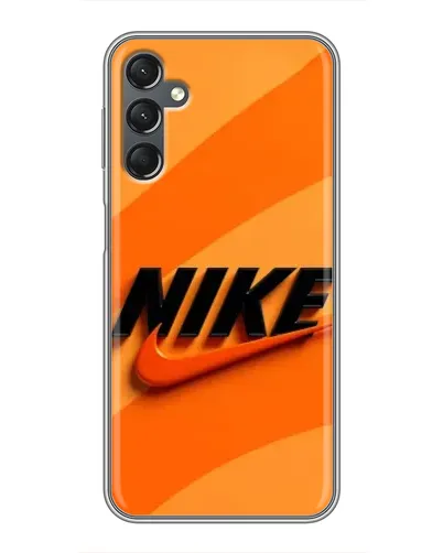 Чехол для Samsung Galaxy A25 (A256) с картинкой «Оранжевый драйв Nike» Чехол для Samsung Galaxy A25 (A256) с картинкой «Оранжевый драйв Nike»