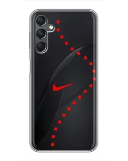Чехол для Samsung Galaxy A25 (A256) с картинкой «Абстрактный дизайн Nike»