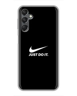 Чехол для Samsung Galaxy A25 (A256) с картинкой «Минимализм от Nike»