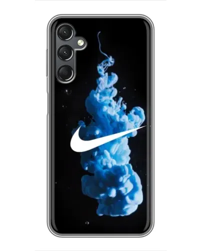 Чехол для Samsung Galaxy A25 (A256) с картинкой «Nike и синий дым» Чехол для Samsung Galaxy A25 (A256) с картинкой «Nike и синий дым»