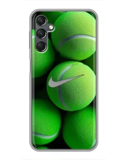 Чехол для Samsung Galaxy A25 (A256) с картинкой «Теннисные мячи Найк»