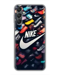 Чехол для Samsung Galaxy A25 (A256) с картинкой «Коллекция кроссовок Nike»