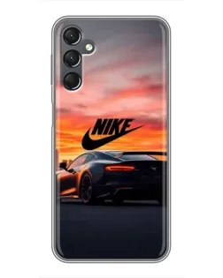 Чехол для Samsung Galaxy A25 (A256) с картинкой «Nike и суперкар»