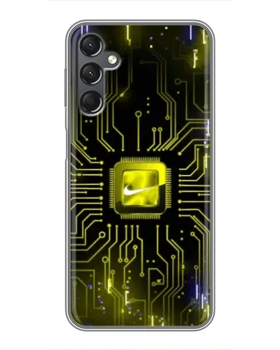 Чехол для Samsung Galaxy A25 (A256) с картинкой «Nike — золотая искра» Чехол для Samsung Galaxy A25 (A256) с картинкой «Nike — золотая искра»