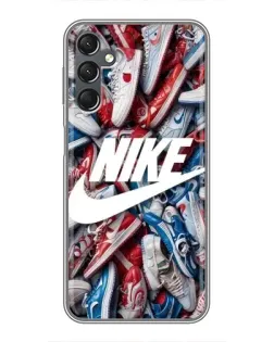 Чехол для Samsung Galaxy A25 (A256) с картинкой «Космический Nike Blue»