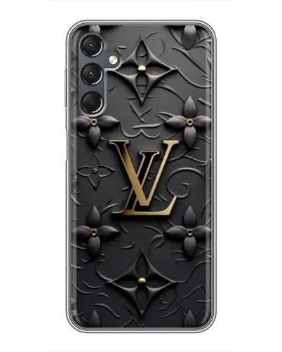 Чехол для Samsung Galaxy A25 (A256) с картинкой «Кожаная текстура LV»