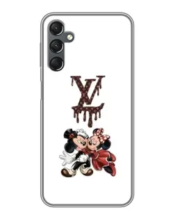Чехол для Samsung Galaxy A25 (A256) с картинкой «LV и Микки Маус»