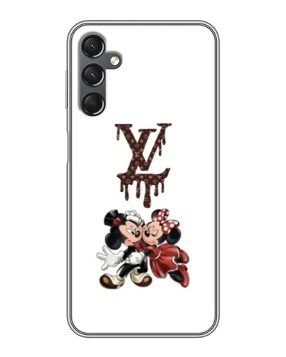 Чехол для Samsung Galaxy A25 (A256) с картинкой «LV и Микки Маус»