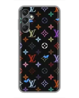 Чехол для Samsung Galaxy A25 (A256) с картинкой «Цветная монограмма LV»