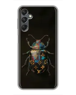 Чехол для Samsung Galaxy A25 (A256) с картинкой «LV — мраморный принт»
