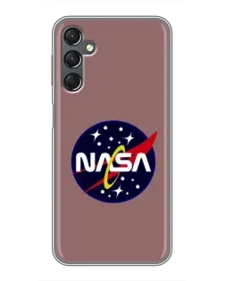Чехол для Samsung Galaxy A25 (A256) с картинкой «NASA — ретро космос»
