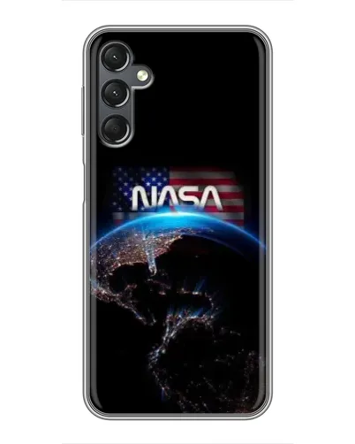 Чехол для Samsung Galaxy A25 (A256) с картинкой «Земля из космоса NASA»