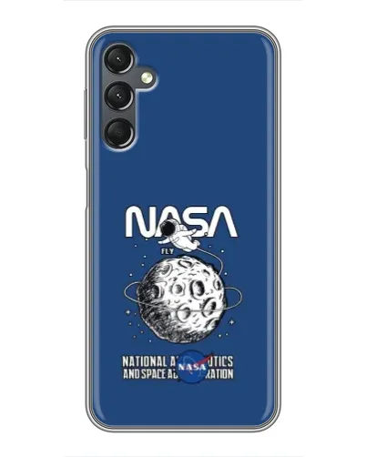 Чехол для Samsung Galaxy A25 (A256) с картинкой «NASA — лунная миссия»