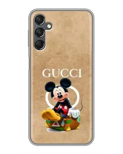 Чехол для Samsung Galaxy A25 (A256) с картинкой «Микки Маус Gucci — крафт»
