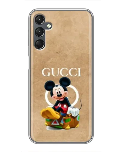 Чехол для Samsung Galaxy A25 (A256) с картинкой «Микки Маус Gucci — крафт»