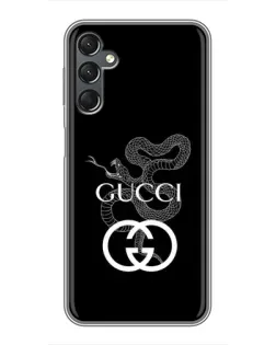 Чехол для Samsung Galaxy A25 (A256) с картинкой «Gucci — серебряная змея»