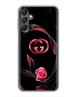 Чехол для Samsung Galaxy A25 (A256) с картинкой «Gucci — неоновая роза»