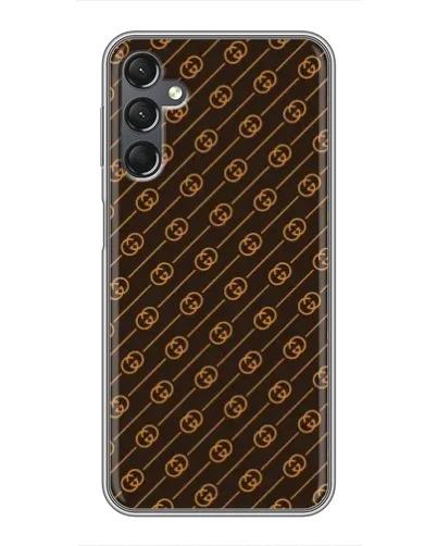 Чехол для Samsung Galaxy A25 (A256) с картинкой «Gucci — золотые диагонали»