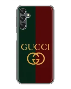 Чехол для Samsung Galaxy A25 (A256) с картинкой «Gucci — темно-зеленый градиент»
