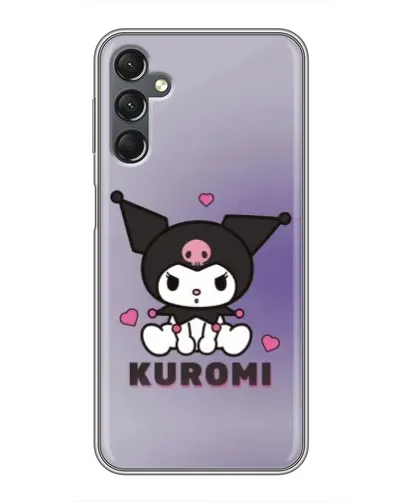 Чехол для Samsung Galaxy A25 (A256) с картинкой «Kuromi — фиолетовый арт»