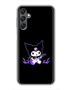 Чехол для Samsung Galaxy A25 (A256) с картинкой «Электрическая Kuromi» Чехол для Samsung Galaxy A25 (A256) с картинкой «Электрическая Kuromi»