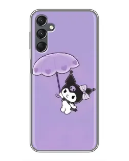 Чехол для Samsung Galaxy A25 (A256) с картинкой «Kuromi с зонтиком» Чехол для Samsung Galaxy A25 (A256) с картинкой «Kuromi с зонтиком»