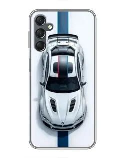 Чехол для Samsung Galaxy A25 (A256) с картинкой «Вид сверху — BMW M»