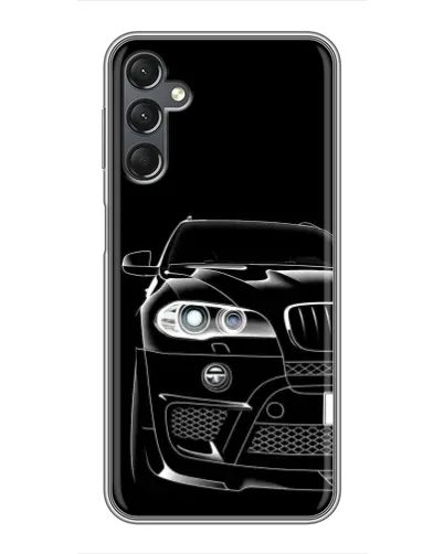Чехол для Samsung Galaxy A25 (A256) с картинкой «Темный силуэт BMW»