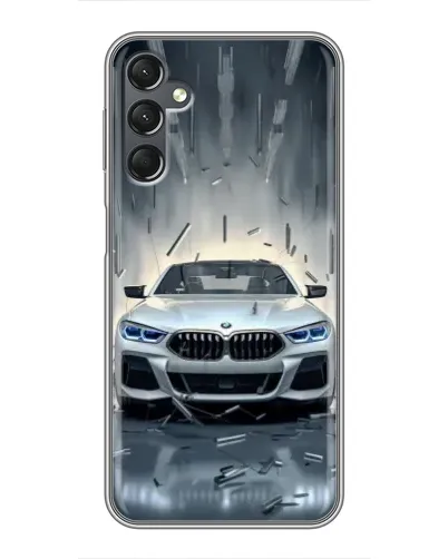 Чехол для Samsung Galaxy A25 (A256) с картинкой «BMW в свете фар»