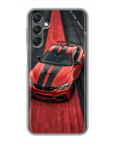 Чехол для Samsung Galaxy A25 (A256) с картинкой «BMW на красной дорожке»