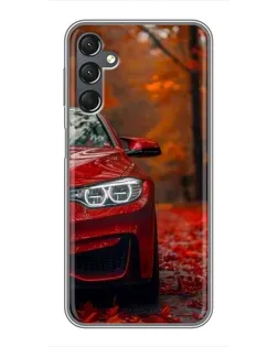 Чехол для Samsung Galaxy A25 (A256) с картинкой «Осенняя BMW M4»