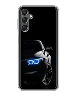 Чехол для Samsung Galaxy A25 (A256) с картинкой «BMW — ночной взгляд»