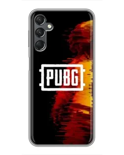 Чехол для Samsung Galaxy A25 (A256) с картинкой «Яркий логотип PUBG»