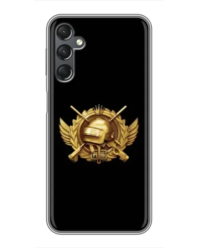 Чехол для Samsung Galaxy A25 (A256) с картинкой «PUBG — оранжевый градиент»