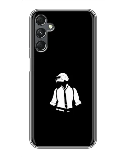 Чехол для Samsung Galaxy A25 (A256) с картинкой «PUBG — белый шлем»