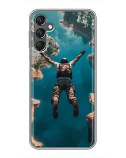 Чехол для Samsung Galaxy A25 (A256) с картинкой «PUBG — свободное падение»