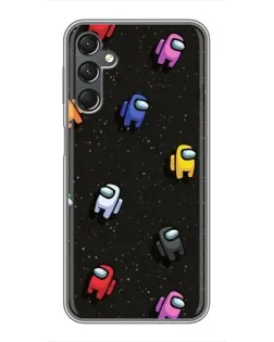 Чехол для Samsung Galaxy A25 (A256) с картинкой «Космический паттерн Among Us» Чехол для Samsung Galaxy A25 (A256) с картинкой «Космический паттерн Among Us»