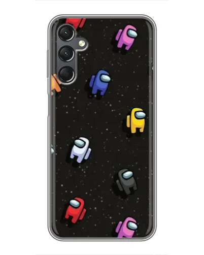 Чехол для Samsung Galaxy A25 (A256) с картинкой «Космический паттерн Among Us» Чехол для Samsung Galaxy A25 (A256) с картинкой «Космический паттерн Among Us»
