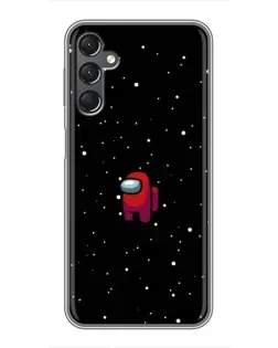 Чехол для Samsung Galaxy A25 (A256) с картинкой «Красный Among Us»