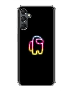 Чехол для Samsung Galaxy A25 (A256) с картинкой «Among Us градиент»