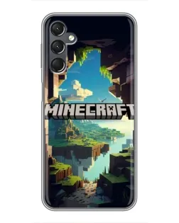 Чехол для Samsung Galaxy A25 (A256) с картинкой «Пещера Майнкрафт» Чехол для Samsung Galaxy A25 (A256) с картинкой «Пещера Майнкрафт»