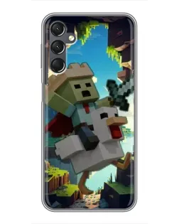 Чехол для Samsung Galaxy A25 (A256) с картинкой «Стив и гусь» Чехол для Samsung Galaxy A25 (A256) с картинкой «Стив и гусь»