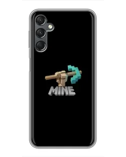 Чехол для Samsung Galaxy A25 (A256) с картинкой «Алмазная кирка»
