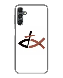 Чехол для Samsung Galaxy A25 (A256) с картинкой «Рыба и крест» Чехол для Samsung Galaxy A25 (A256) с картинкой «Рыба и крест»